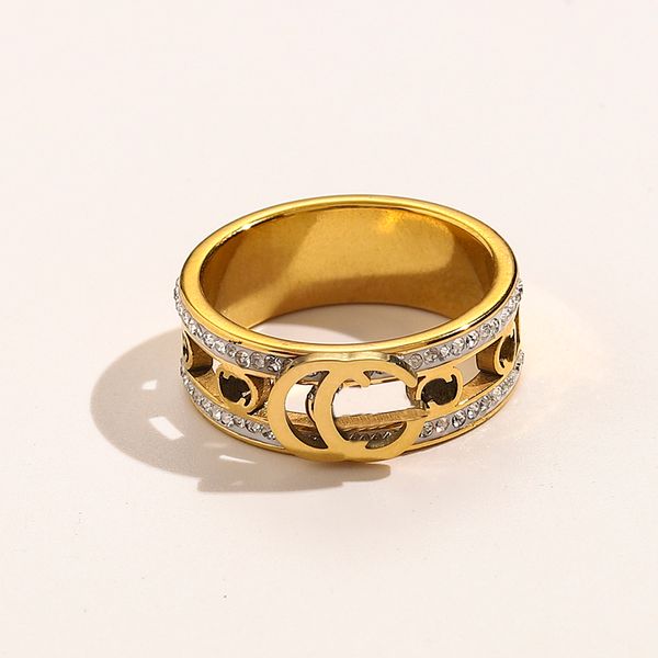 ggity classic fashion jewelry designer rings women letter love wedding supplies stainless steel diamond gemstones ring fine finger ring zg11, Slivery;golden
ggity classic fashion jewelry designer rings women letter love wedding supplies stainless steel diamond gemstones ring fine finger ring zg11, Slivery;golden