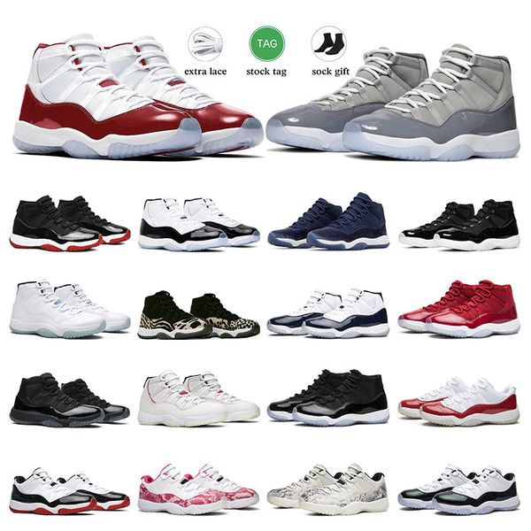 cherry 11 men women basketball shoes 11s cool cement grey concord 45 bred gamma blue 25th anniversary mens sports trainers size 5.5-13
cherry 11 men women basketball shoes 11s cool cement grey concord 45 bred gamma blue 25th anniversary mens sports trainers size 5.5-13