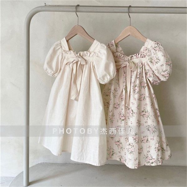 girl's dresses summer kids girls dress floral print bow short sleeve dresses fashion princess cotton children clothing 230320, Red;yellow
girl's dresses summer kids girls dress floral print bow short sleeve dresses fashion princess cotton children clothing 230320, Red;yellow