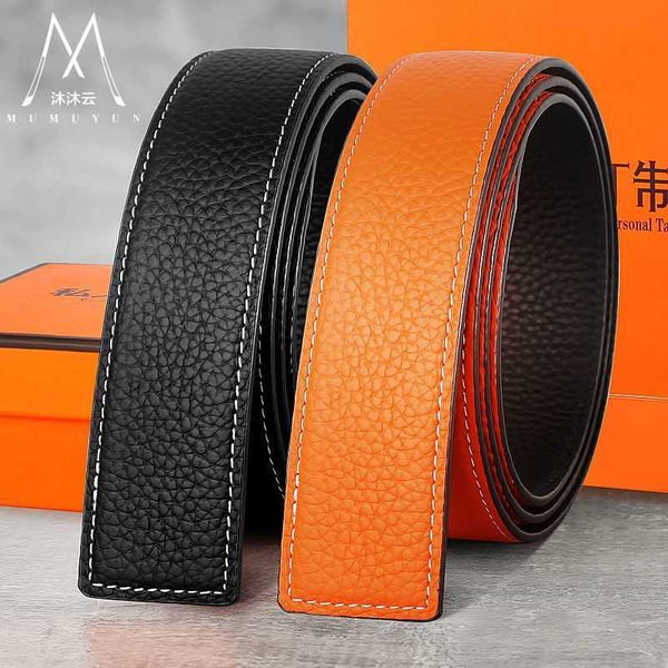 double-sided headless belt men's leather layer cow lychee pattern pure body buttonless h pants strap, Silver
double-sided headless belt men's leather layer cow lychee pattern pure body buttonless h pants strap, Silver
