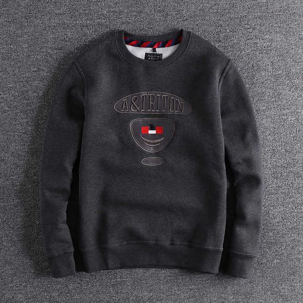 men's hoodies new winter plush insulation personalized embroidery pattern men's round neck sweater long sleeve, Black
men's hoodies new winter plush insulation personalized embroidery pattern men's round neck sweater long sleeve, Black