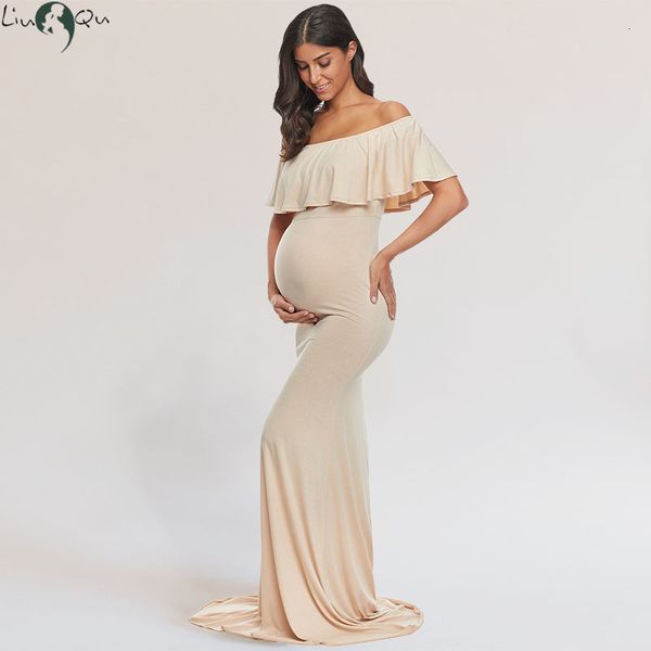 maternity dresses liu qu women po shoot elegant slim robe pregnancy pography dress off shoulder long party clothes 230320, White
maternity dresses liu qu women po shoot elegant slim robe pregnancy pography dress off shoulder long party clothes 230320, White