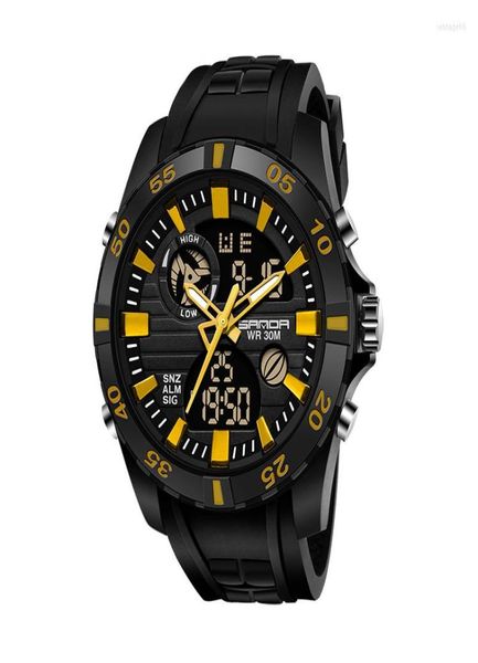 wristwatches 2022 sanda 791 men sports watches waterproof digital quartz dual time clock silicone military wrist watch male relogi5323863, Slivery;brown
wristwatches 2022 sanda 791 men sports watches waterproof digital quartz dual time clock silicone military wrist watch male relogi5323863, Slivery;brown