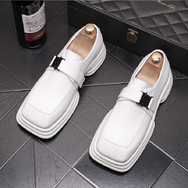 patent leather new men summer shoes platform korean version of the trend single shoes fashion designer white platform shoes d2a53, Black
patent leather new men summer shoes platform korean version of the trend single shoes fashion designer white platform shoes d2a53, Black