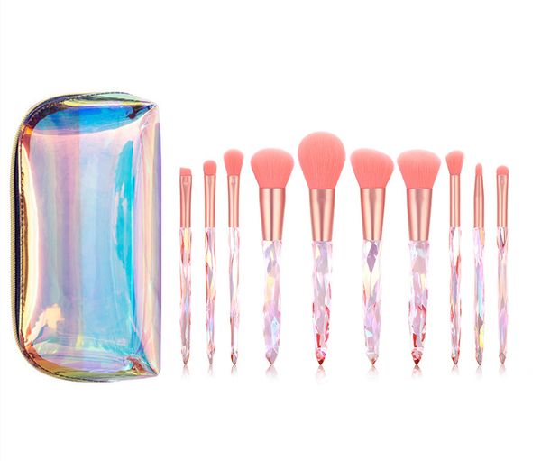beauty items wholesale crystal eye shadow diamond handle 10 pcs private label makeup brush sets
beauty items wholesale crystal eye shadow diamond handle 10 pcs private label makeup brush sets