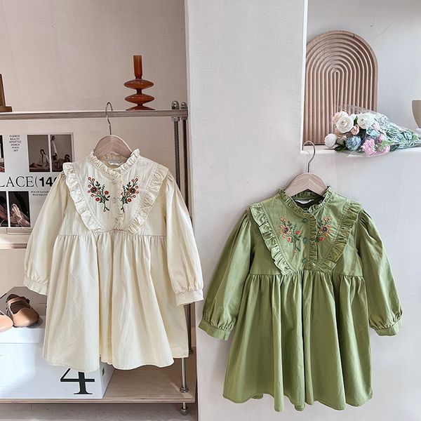 girl's dresses fashion classical kids girls dress long sleeve cotton princess fall dress for toddler girl clothes autumn flower dress 2, Red;yellow
girl's dresses fashion classical kids girls dress long sleeve cotton princess fall dress for toddler girl clothes autumn flower dress 2, Red;yellow