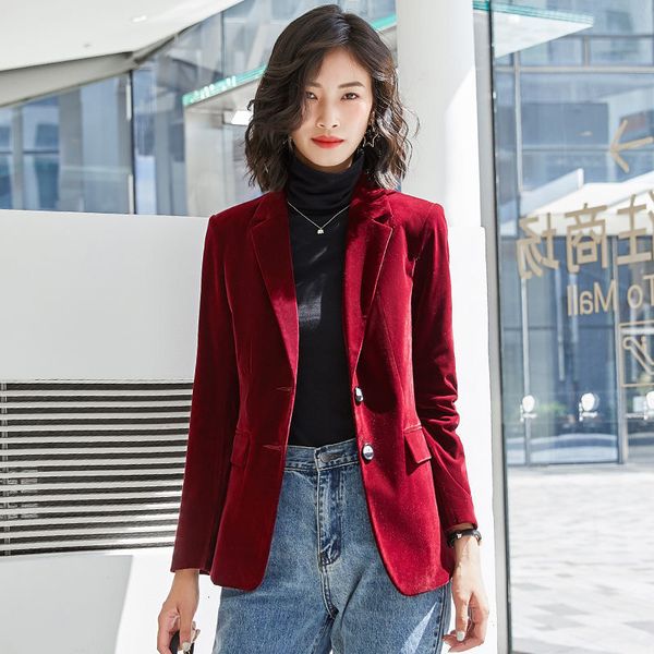 women's suits blazers peonfly spring autumn suit coat women fashion slim velvet long-sleeved suit jacket female casual blazer 230320, White;black
women's suits blazers peonfly spring autumn suit coat women fashion slim velvet long-sleeved suit jacket female casual blazer 230320, White;black