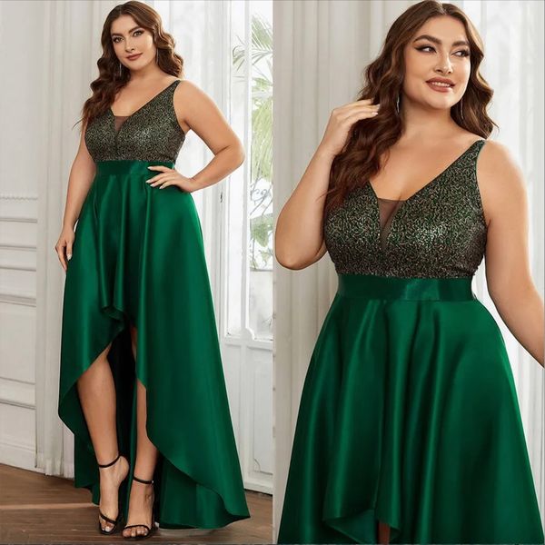 plus size sequined mother of the bride dresses high low wedding guest dress sheer v neckline a line satin evening gowns, Black;red
plus size sequined mother of the bride dresses high low wedding guest dress sheer v neckline a line satin evening gowns, Black;red