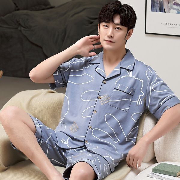 men's sleepwear mens pajamas set summer short sleeved sleepwear 2 pieces casual loungewear pyjama 5xl homewear hombre pijama anime room, Black;brown
men's sleepwear mens pajamas set summer short sleeved sleepwear 2 pieces casual loungewear pyjama 5xl homewear hombre pijama anime room, Black;brown