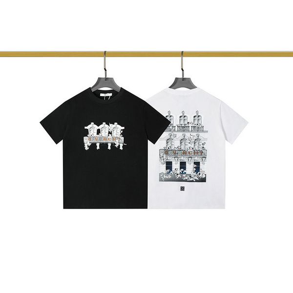 2023 mens fashion t shirt famous brands designers men clothing black white tees cotton round neck short sleeve women's casual hip hop s, White;black
2023 mens fashion t shirt famous brands designers men clothing black white tees cotton round neck short sleeve women's casual hip hop s, White;black