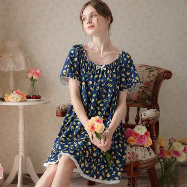 sleep dresses nightgowns nightdress sleepwear for women short skirt cotton pajamas summer short sleeves cute sweet princess style floral hom
sleep dresses nightgowns nightdress sleepwear for women short skirt cotton pajamas summer short sleeves cute sweet princess style floral hom