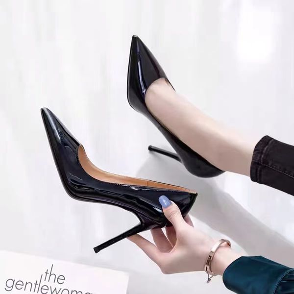 high heeled shoes 2023 spring heeled shoes pointed women's thin heeled shoes, Black
high heeled shoes 2023 spring heeled shoes pointed women's thin heeled shoes, Black