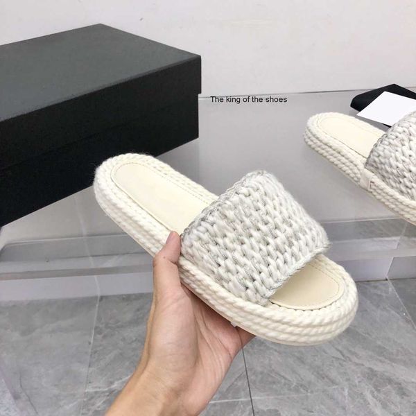 women's slippers luxury fashion 2022 most new style designer sandals spring-summer small fragrant wind woven hemp rope sandals fisherma, Black
women's slippers luxury fashion 2022 most new style designer sandals spring-summer small fragrant wind woven hemp rope sandals fisherma, Black