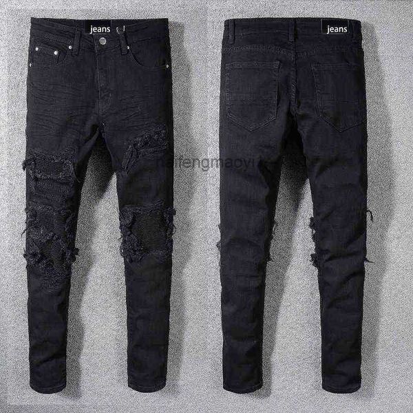 designer men jeans a mirrs pants trend men's black patch jeans simple slim fit leggings pgb, Blue
designer men jeans a mirrs pants trend men's black patch jeans simple slim fit leggings pgb, Blue