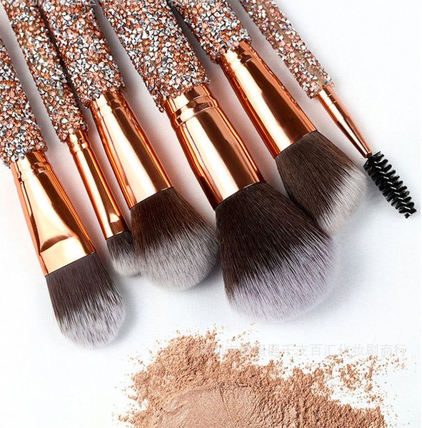 beauty items 10pcs/set gold diamond makeup brushes set foundation blending powder eye face brush with bag makeup tool kit
beauty items 10pcs/set gold diamond makeup brushes set foundation blending powder eye face brush with bag makeup tool kit