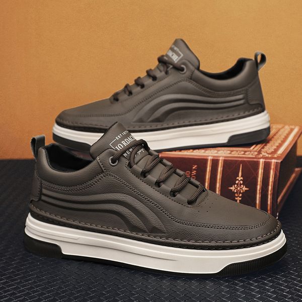 dress shoes mcrofiber emboss upper mens sneakers sewing lace up men canvas slip resistant rubber sole casual 230320, Black
dress shoes mcrofiber emboss upper mens sneakers sewing lace up men canvas slip resistant rubber sole casual 230320, Black