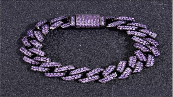 chain link bracelets iced out chains for men women 15mm black purple cuban cz stone bracelet hip hop jewelry drop delivery dh2hm1781593
chain link bracelets iced out chains for men women 15mm black purple cuban cz stone bracelet hip hop jewelry drop delivery dh2hm1781593