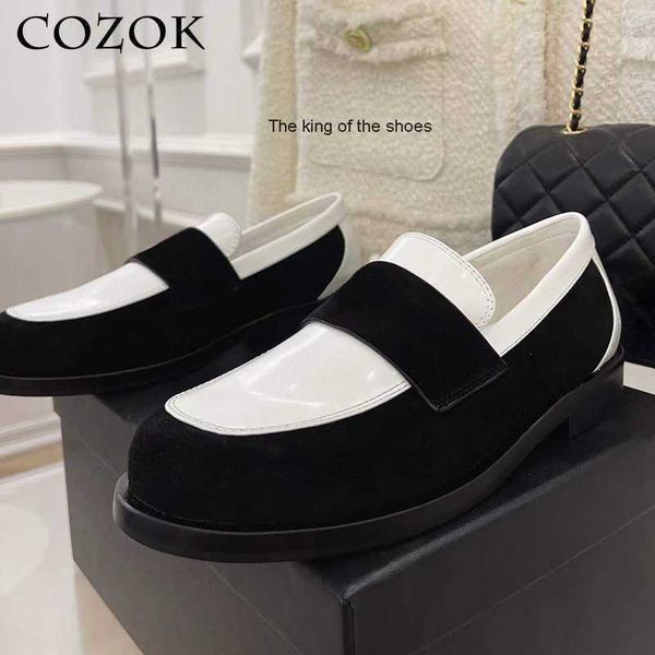slippers 2022 autumn new round toe loafers women's mixed colors small fragrant style flat retro casual slip-on single shoes ladies 1206, Black
slippers 2022 autumn new round toe loafers women's mixed colors small fragrant style flat retro casual slip-on single shoes ladies 1206, Black
