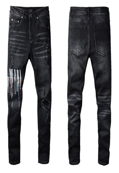 men039s jeans treet spray paint colorful print letter denim black skinny ripped jeans7746533, Blue
men039s jeans treet spray paint colorful print letter denim black skinny ripped jeans7746533, Blue