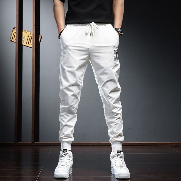 men's pants fashion joggers men sport pants summer streetwear white slim fit trousers 230320, Black
men's pants fashion joggers men sport pants summer streetwear white slim fit trousers 230320, Black