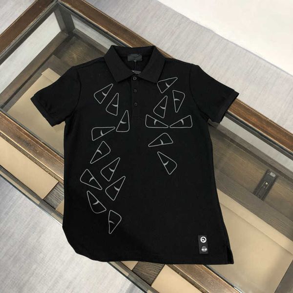 high edition european new printed short sleeve t-shirt men's 2023 summer ins slim fit fashion business polo shirt, White;black
high edition european new printed short sleeve t-shirt men's 2023 summer ins slim fit fashion business polo shirt, White;black