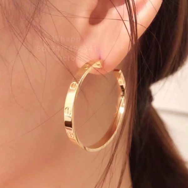 love big earring charms for woman stud designer gold plated 18k t0p quality highest counter quality fashion jewelry luxury classic style ann, White
love big earring charms for woman stud designer gold plated 18k t0p quality highest counter quality fashion jewelry luxury classic style ann, White