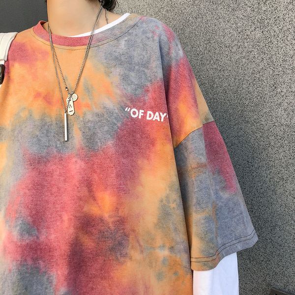 women's t-shirt summer short sleeve t shirt women letter tie dye loose hip hop bf harajuku clothing loose casual tee ladies girls tshir, White
women's t-shirt summer short sleeve t shirt women letter tie dye loose hip hop bf harajuku clothing loose casual tee ladies girls tshir, White