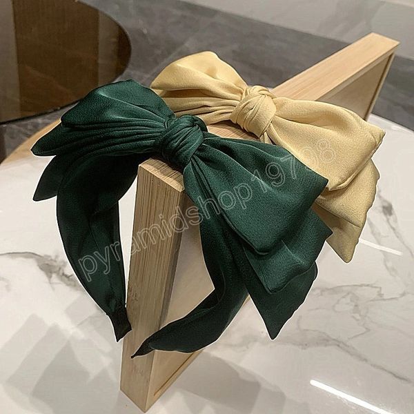 fashion beautiful black big bow headwear women headband girls vintage bow hairbands wide hairband hoop for hair accessories, Slivery;white
fashion beautiful black big bow headwear women headband girls vintage bow hairbands wide hairband hoop for hair accessories, Slivery;white