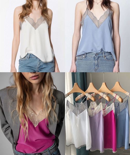 women's tanks camis sling vneck sleeveless lace stitching 4 colors ladies camisole summer 230317, White
women's tanks camis sling vneck sleeveless lace stitching 4 colors ladies camisole summer 230317, White