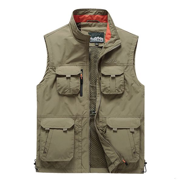 men's vests men summer tactical military solid jacket quickdrying mesh multipocket outdoor fishing waistcoat 230320, Black;white
men's vests men summer tactical military solid jacket quickdrying mesh multipocket outdoor fishing waistcoat 230320, Black;white