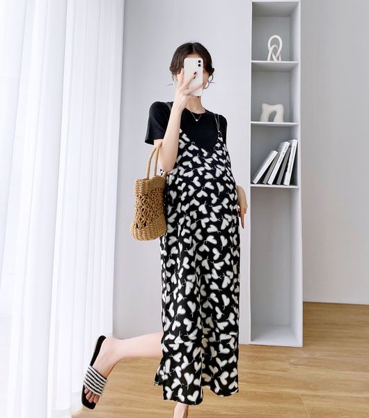 maternity dresses fashion print chiffon dress summer clothes for pregnant women short sleeve tshirt split sling vestidos 230320, White
maternity dresses fashion print chiffon dress summer clothes for pregnant women short sleeve tshirt split sling vestidos 230320, White