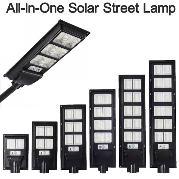 500w solar street lights outdoor led security flood lights motion sensor ip65 waterproof dusk dawn solar light lamp remote control garden ya