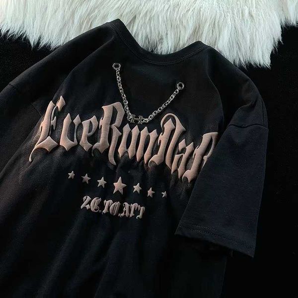 men's t-shirts vintage american street hair bubble necklace t-shirt men's short sleeve loose fashion hiphop half sleeve, White;black
men's t-shirts vintage american street hair bubble necklace t-shirt men's short sleeve loose fashion hiphop half sleeve, White;black