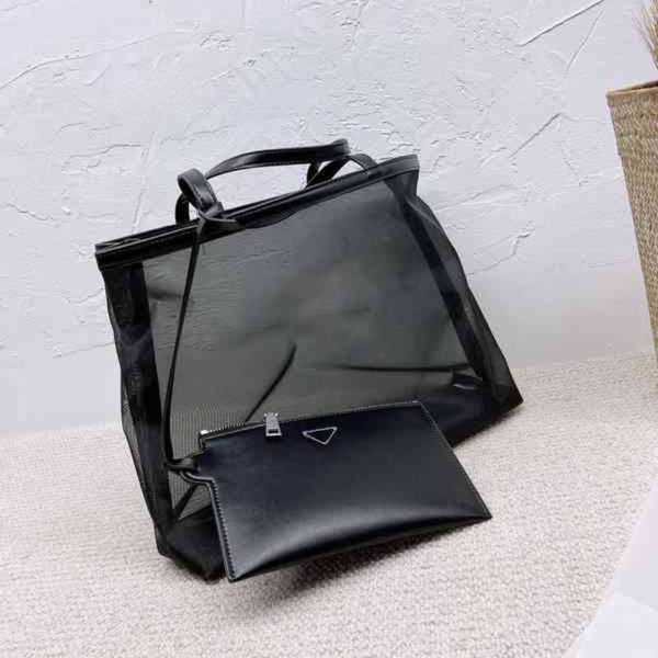 new triangle designer bag large capacity shopping bags shoulder bags mesh transparent beach bag with wallet for women designers handbag clut
new triangle designer bag large capacity shopping bags shoulder bags mesh transparent beach bag with wallet for women designers handbag clut