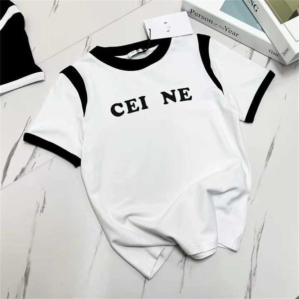 80% off factory outlet online cel family spring summer new round neck english black and white contrast color versatile cotton women's t
80% off factory outlet online cel family spring summer new round neck english black and white contrast color versatile cotton women's t