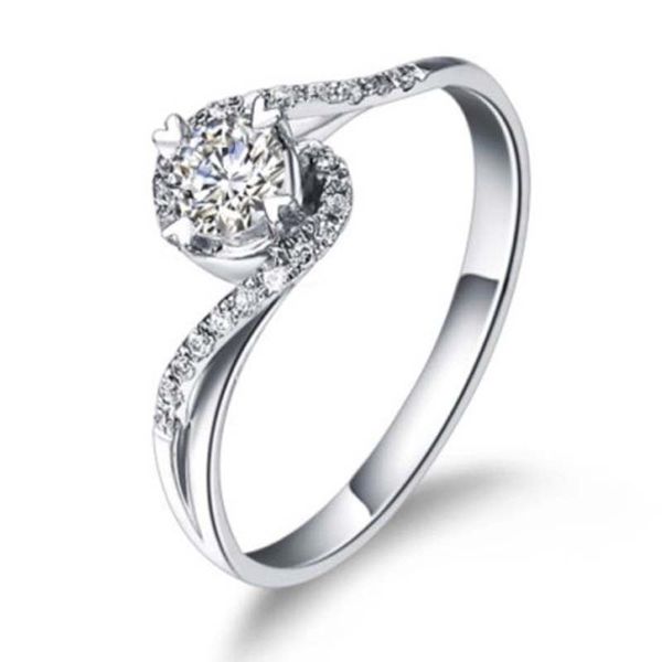 1 ct engagement rings for women lovers' gift silver color jewelry cubic zirconia charms ring bijoux, Golden;silver
1 ct engagement rings for women lovers' gift silver color jewelry cubic zirconia charms ring bijoux, Golden;silver