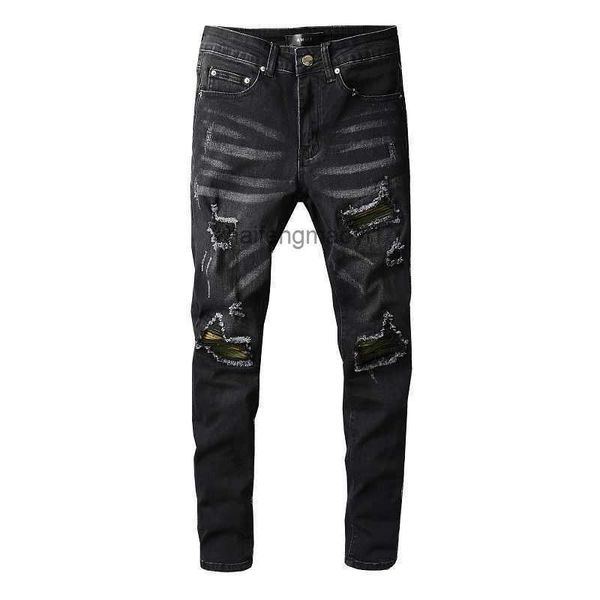 men's jeans designer fashion pants cool stylish leisure ripped brand high street trend black white hole patch yxsh, Blue
men's jeans designer fashion pants cool stylish leisure ripped brand high street trend black white hole patch yxsh, Blue
