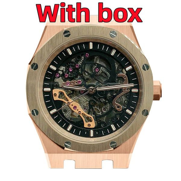 men watch automatic mechanical hollow watch classic style 42mm all stainless steel 5 atm waterproof sapphire ultra bright u1, Slivery;brown
men watch automatic mechanical hollow watch classic style 42mm all stainless steel 5 atm waterproof sapphire ultra bright u1, Slivery;brown