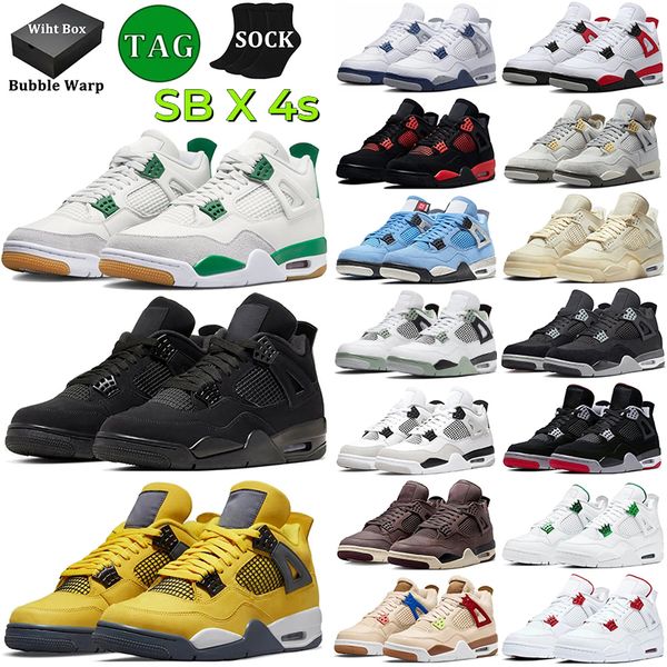 with box 4 basketball shoes men women jumpman 4s pine green seafoam military black cat midnight navy pn dust bred cactus jack mens trainers
with box 4 basketball shoes men women jumpman 4s pine green seafoam military black cat midnight navy pn dust bred cactus jack mens trainers