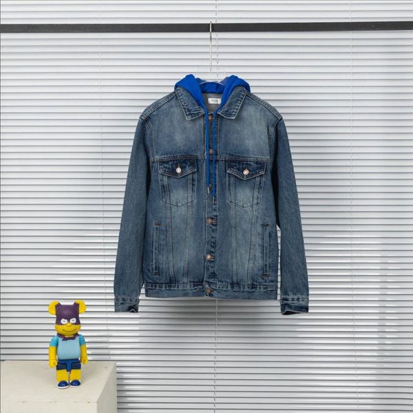 famous fake two pieces mens denim jacket men women casual coats black blue fashion mens stylist jacket outerwear size m-xxl, Black;brown
famous fake two pieces mens denim jacket men women casual coats black blue fashion mens stylist jacket outerwear size m-xxl, Black;brown