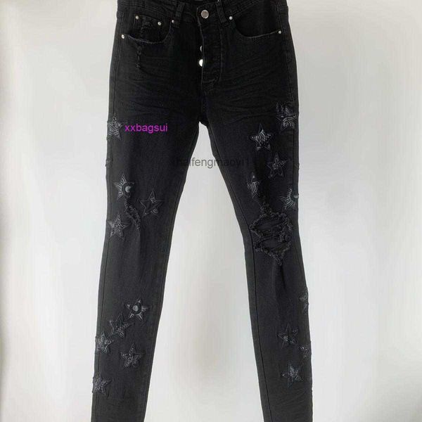 designer jeans for mens 22s new fashion brand cashew blossom star embroidery five pointed star hole washing black denim pants men, Blue
designer jeans for mens 22s new fashion brand cashew blossom star embroidery five pointed star hole washing black denim pants men, Blue