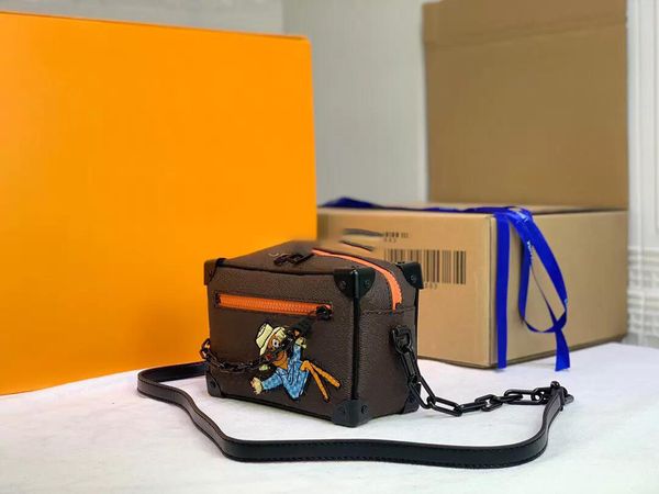 5a billetera de disenador zipper wallet womans handbags classic mini soft trunk chains genuine leather bag bags hand bag 3th
5a billetera de disenador zipper wallet womans handbags classic mini soft trunk chains genuine leather bag bags hand bag 3th