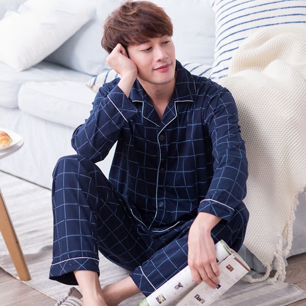 men's sleepwear summer casual striped cotton pajama sets for men short sleeve long pants sleepwear pyjama male homewear lounge wear clo, Black;brown
men's sleepwear summer casual striped cotton pajama sets for men short sleeve long pants sleepwear pyjama male homewear lounge wear clo, Black;brown