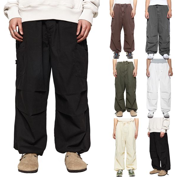 men's pants men casual trousers with elastic waist drawstring loose pocket decoration solid color cargo long pants clothing 230320, Black
men's pants men casual trousers with elastic waist drawstring loose pocket decoration solid color cargo long pants clothing 230320, Black