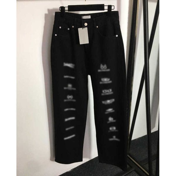 23ss designer brand women jeans fashion logo alphabet print high-waisted straight denim pants slacks womens clothing a1, Blue
23ss designer brand women jeans fashion logo alphabet print high-waisted straight denim pants slacks womens clothing a1, Blue
