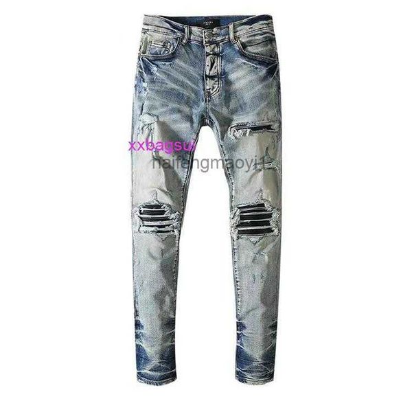 designer jeans for mens new locomotive jeans slim straight knee hole elastic pants, Blue
designer jeans for mens new locomotive jeans slim straight knee hole elastic pants, Blue