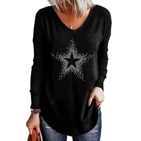 women's tshirt spring autumn clothing stars print long sleeve tshirts ladies fashion oversized casual vintage tee shirt 230317, White
women's tshirt spring autumn clothing stars print long sleeve tshirts ladies fashion oversized casual vintage tee shirt 230317, White