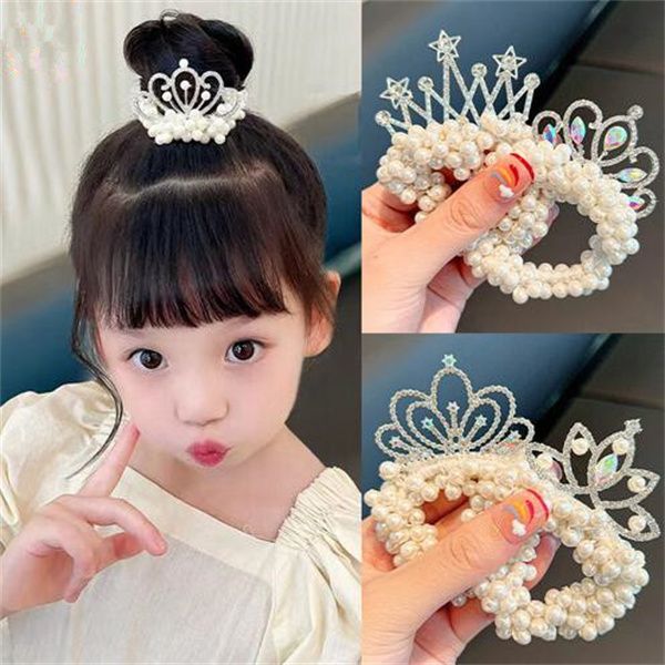 pearl crown princess hair bands elastic rubber bands children ball hair bun ties hair styling accessories hair accessories gc1977, Slivery;white
pearl crown princess hair bands elastic rubber bands children ball hair bun ties hair styling accessories hair accessories gc1977, Slivery;white
