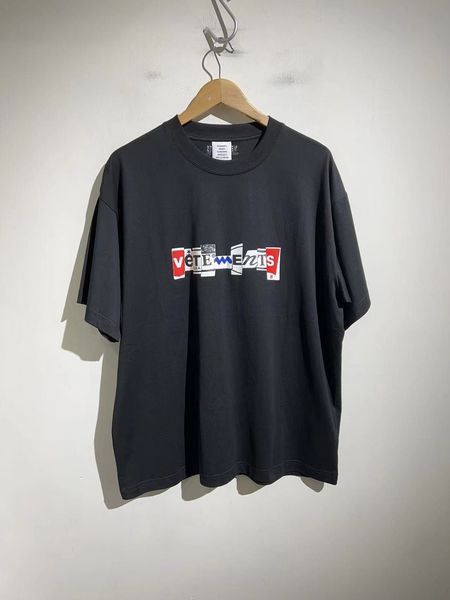 vetements t-shirt men women 1:1 block printing vetements short sleeve top, White;black
vetements t-shirt men women 1:1 block printing vetements short sleeve top, White;black