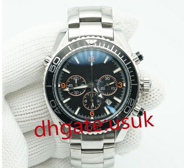 watchs blue dial meter watch 44mm quartz chronograph diver 600m stainless steel glass back sports sea mens watches, Slivery;brown
watchs blue dial meter watch 44mm quartz chronograph diver 600m stainless steel glass back sports sea mens watches, Slivery;brown